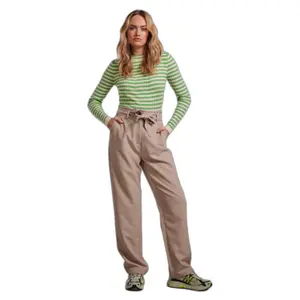 Pantalon droit femme Pieces Boss Paperbag image-2