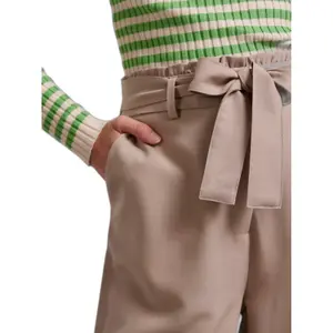 Pantalon droit femme Pieces Boss Paperbag image-4