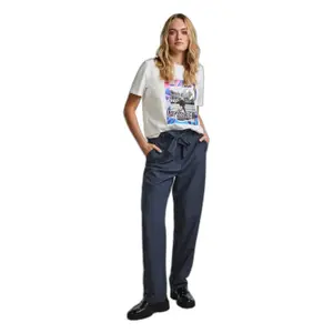 Pantalon droit femme Pieces Boss Paperbag image-2