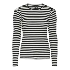 Camiseta de manga larga mujer Pieces Ruka Puff image-0