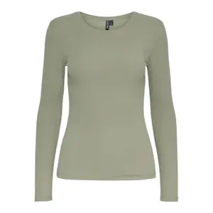 Camiseta de manga larga mujer Pieces Ruka image-0