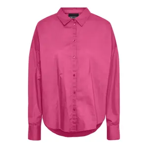 Camisa ligera de manga larga mujer Pieces Tanne Noos image-0