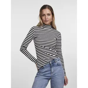 Camiseta de manga larga mujer Pieces Ruka T-neck image-1