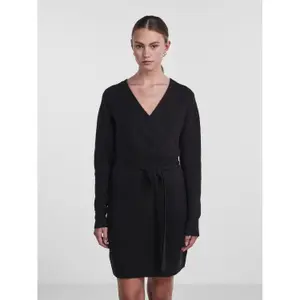 Vestido envolvente de punto Pieces Ellen image-1
