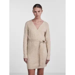 Vestido envolvente de punto Pieces Ellen image-1