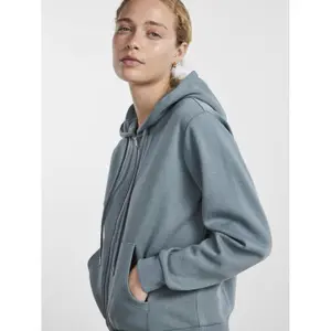Sudadera con capucha y cremallera Pieces Chilli image-4