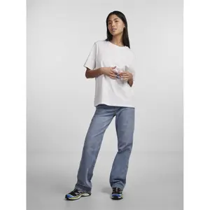 T-shirt de mulher Pieces Ria Solid image-1