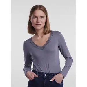 Camiseta de manga larga para mujer Pieces Barbera image-2