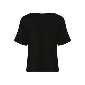 Camiseta oversize de rayas mujer Pieces Billo Lurex image-1