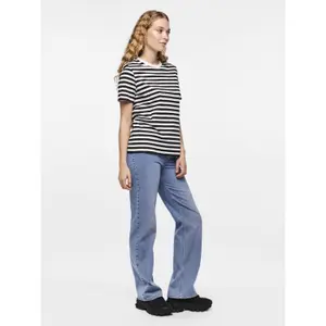 Camiseta mujer Pieces Ria Stripes image-4