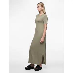 Vestido camisero largo Pieces Sofia Noos BC image-4