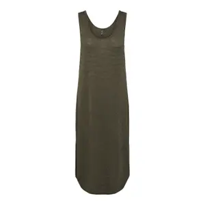 Vestido midi Pieces Billo Lurex image-0