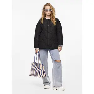 Giacca metallizzata da donna Pieces Stella Noos BC image-1