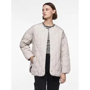 Giacca metallizzata da donna Pieces Stella Noos BC image-1