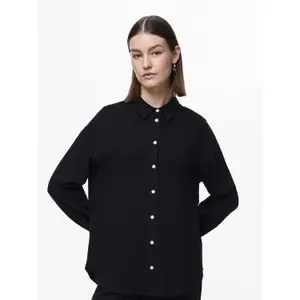 Camisa de manga larga mujer Pieces Vinsty Noos BC image-4