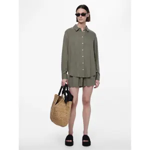 Camisa de manga larga mujer Pieces Vinsty Noos BC image-2