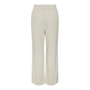 Pantalón de lino Pieces Vinsty HW Noos BC image-1