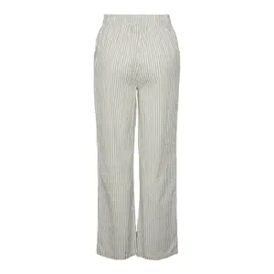 Pantalones de rayas sueltos de mujer Pieces Sally HW image-1