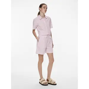 Pantalones cortos de tirantes sueltos para mujer Pieces Sally HW image-3
