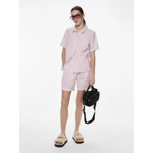 Pantalones cortos de tirantes sueltos para mujer Pieces Sally HW image-2
