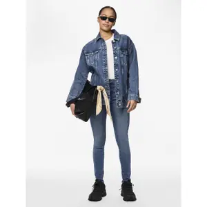 Vaqueros de mujer Pieces Dana MB402 image-3