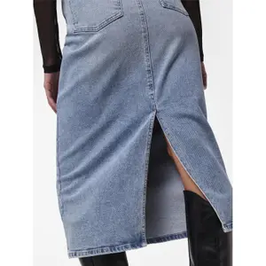 Jupe en jean femme Pieces Bella image-5