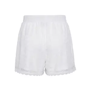 Pantalones cortos de encaje para mujer Pieces Olline Mw image-3