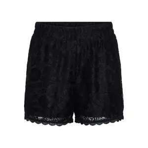 Pantalones cortos de encaje para mujer Pieces Olline Mw image-0