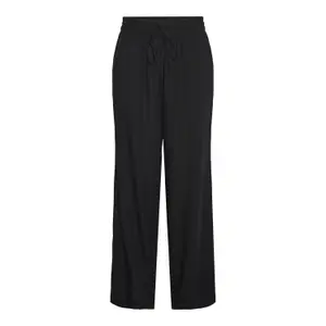 Pantaloni dritti a vita alta donna Pieces Pia image-0
