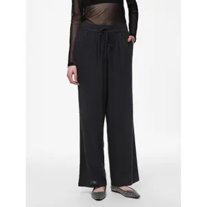 Pantaloni dritti a vita alta donna Pieces Pia image-2