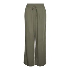 Pantaloni dritti a vita alta donna Pieces Pia image-0