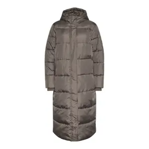 Doudoune longue à capuche femme Pieces image-0