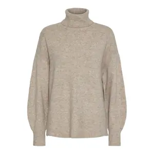 Jersey de cuello alto para mujer Pieces Malou image-0