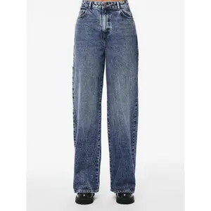 Calças de ganga largas para mulher Pieces Selma image-1