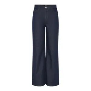 Calças de ganga largas para mulher Pieces Selma image-0