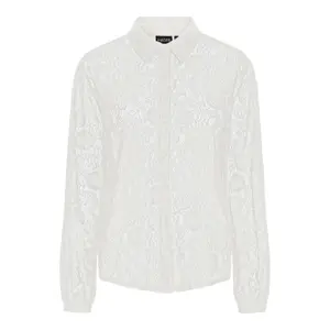 Langarmshirt aus Spitze, Damen Pieces Olline image-0