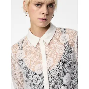 Langarmshirt aus Spitze, Damen Pieces Olline image-5