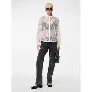 Langarmshirt aus Spitze, Damen Pieces Olline image-2