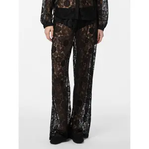 Weite Hose aus Spitze, Damen Pieces Olline image-1