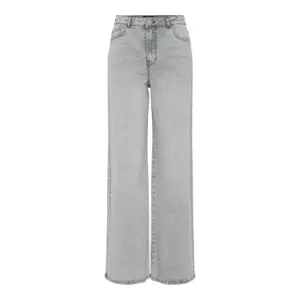 Hochschnittige weite Jeans für Damen Pieces Selma image-0