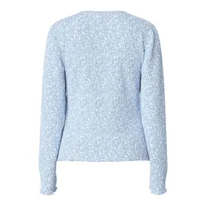 Maglietta a manica lunga da donna Pieces Flora image-1