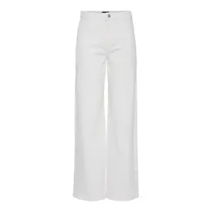 Jeans larghi a vita alta donna Pieces Selma image-0