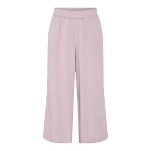 Pantaloni larghi a vita alta donna Pieces Pia image-0