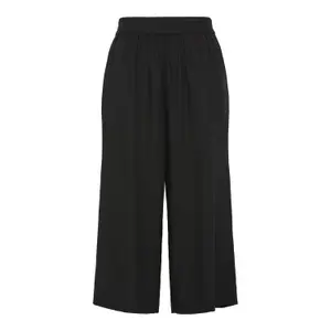 Pantaloni larghi a vita alta donna Pieces Pia image-0