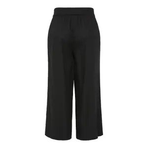 Pantaloni larghi a vita alta donna Pieces Pia image-1