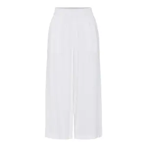 Pantaloni larghi a vita alta donna Pieces Pia image-0