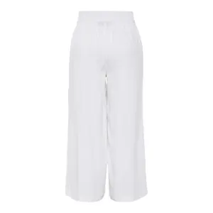 Pantaloni larghi a vita alta donna Pieces Pia image-1