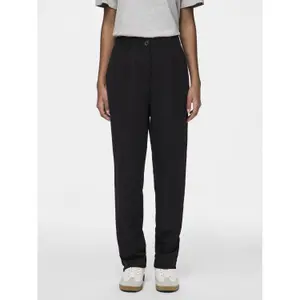 Pantaloni a vita alta da donna Pieces Kamil image-1