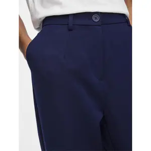 Pantaloni a vita alta da donna Pieces Kamil image-5