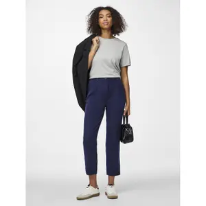 Pantaloni a vita alta da donna Pieces Kamil image-3